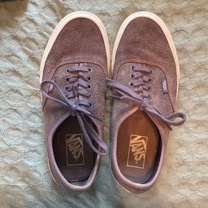 Suede purple vans